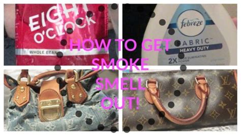 how to get cigarette smell out of louis vuitton purse|How to Remove the Odor From a Louis Vuitton Handbag.